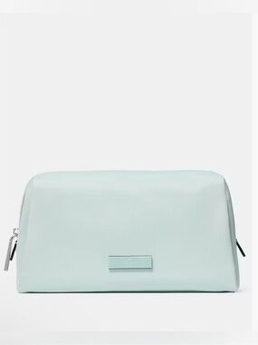 Kate Spade Carter Nylon Cosmetic Zip Pouch Bag Crisp Sky Blue